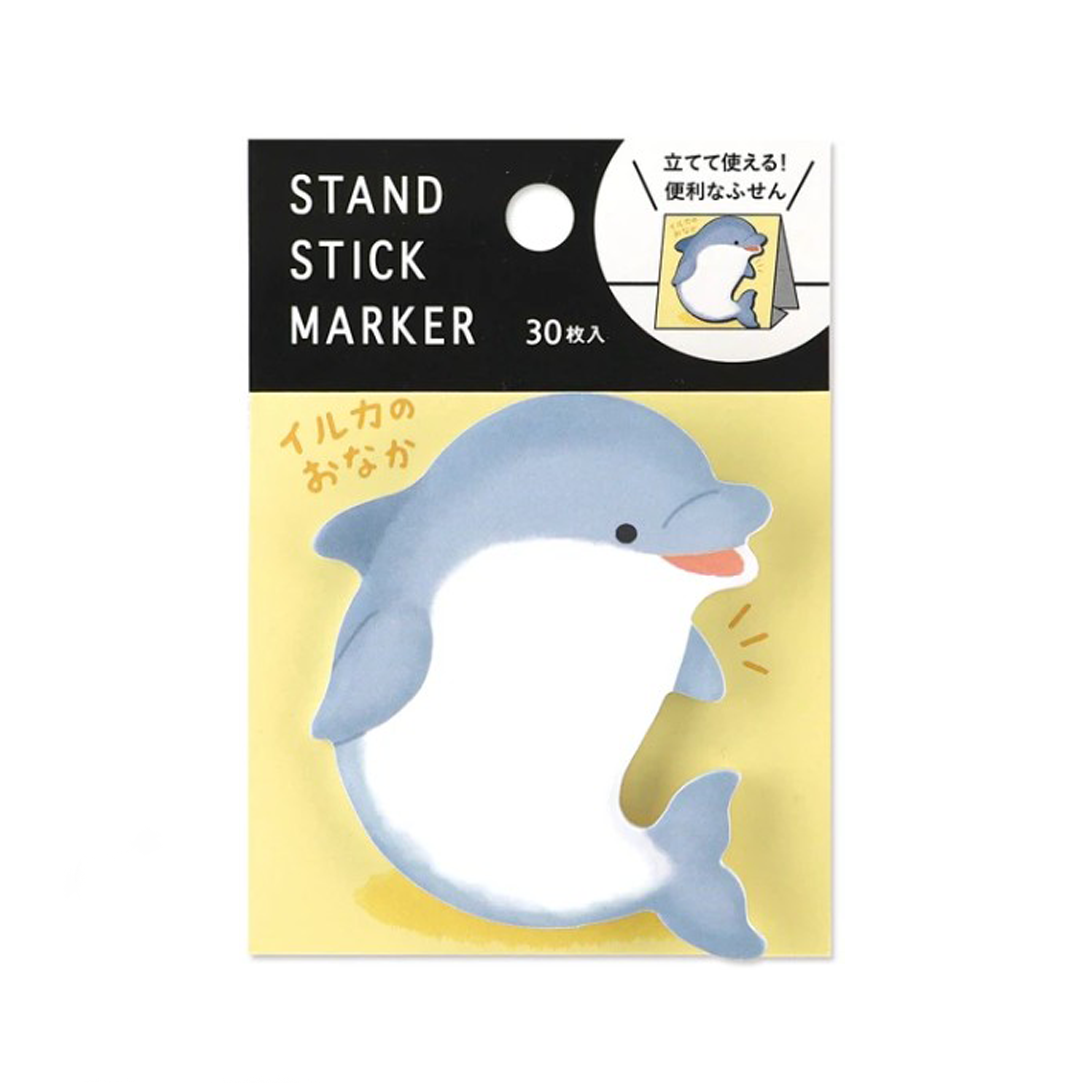 Mind Wave Sticky Note Stand Stick Marker - Dolphin&