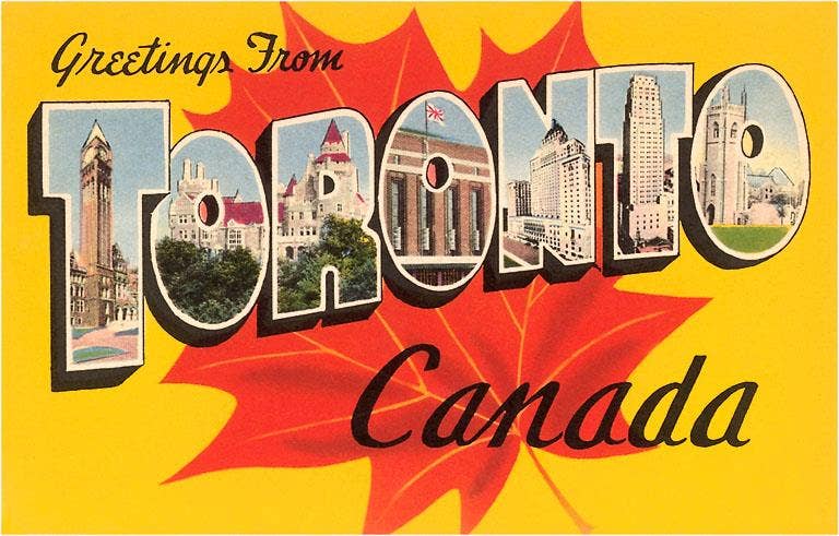 Postcard CN-59 Greetings from Toronto, Canada