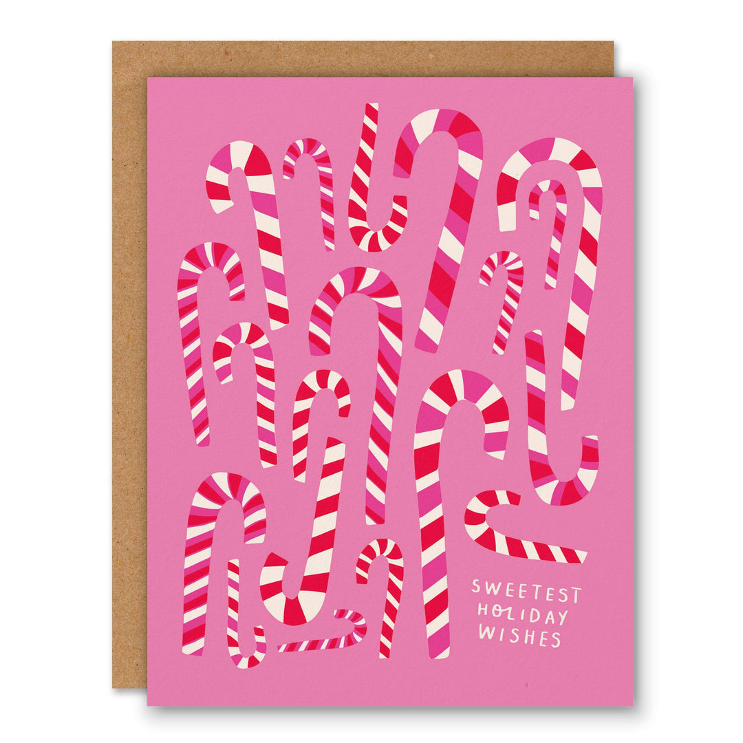 Candy Cane - Holiday Greeting Card