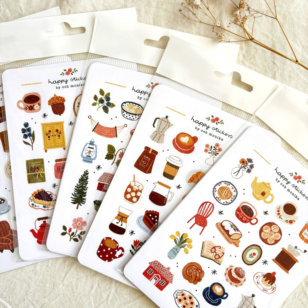Cozy Journaling - Planner &amp; Journal Stickers |A6 Matte Paper