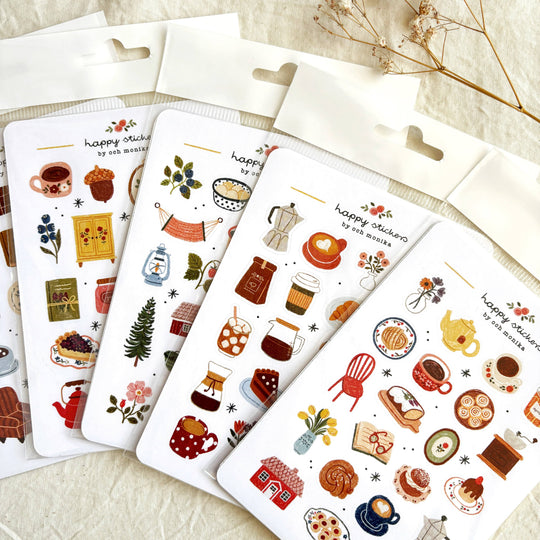 Home Cooking - Planner &amp; Journal Stickers | A6 Matte Paper