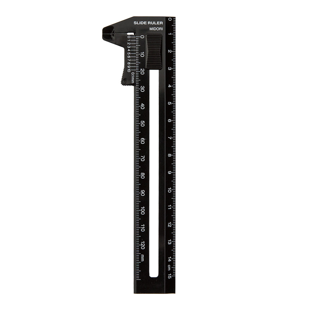 Midori CL Thickness Ruler Black