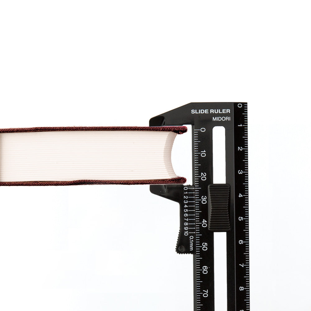 Midori CL Thickness Ruler Black