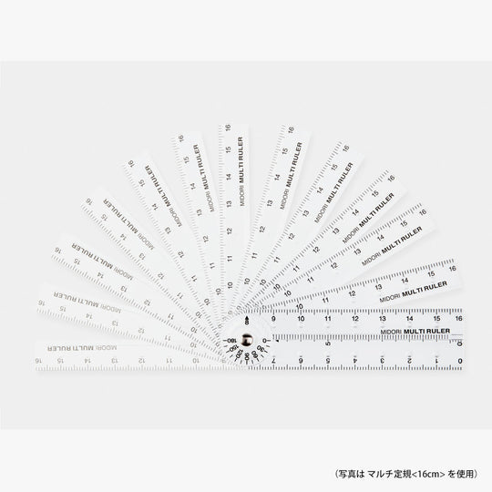 Multi Ruler <16cm> Clear