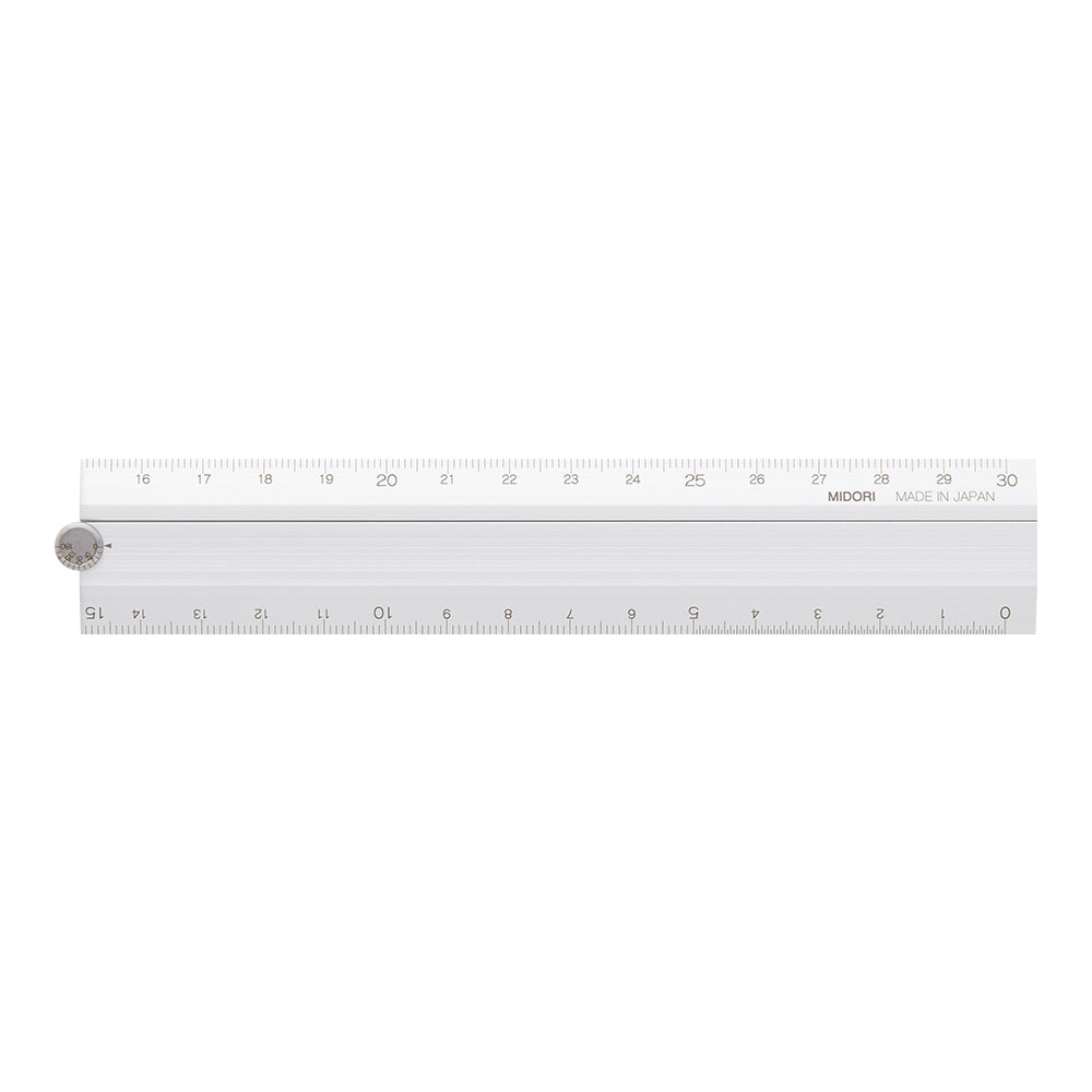 Midori Aluminum Multiple Ruler <30cm> Silver A