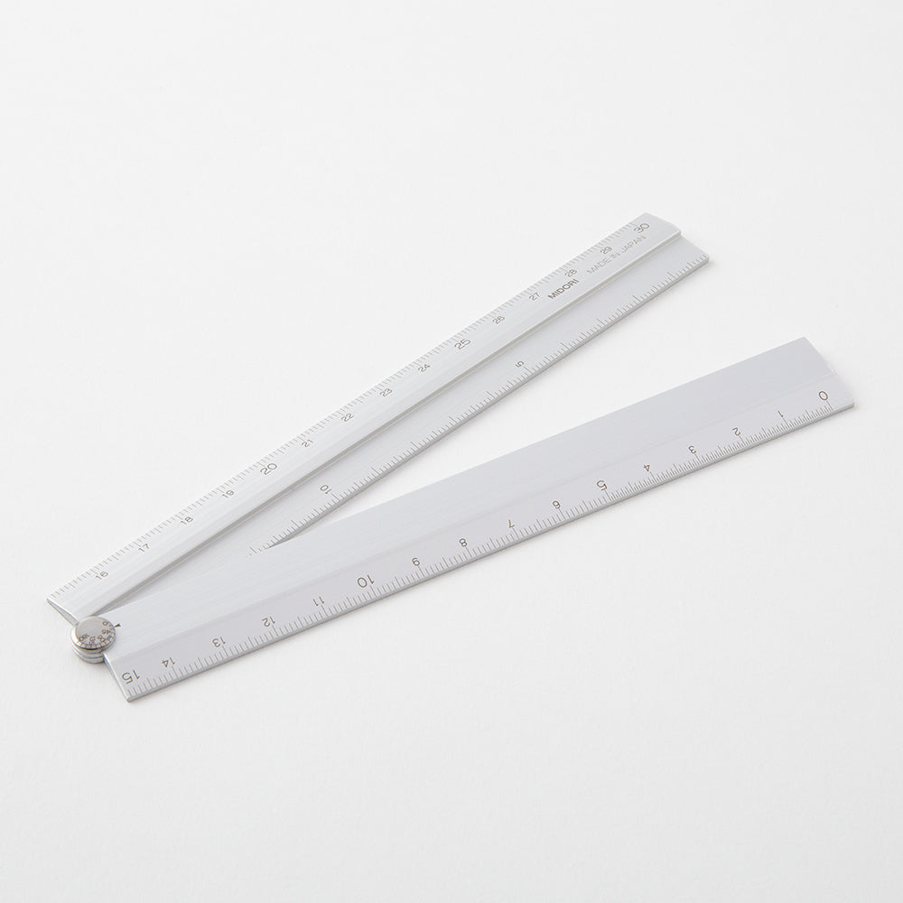 Midori Aluminum Multiple Ruler <30cm> Silver A