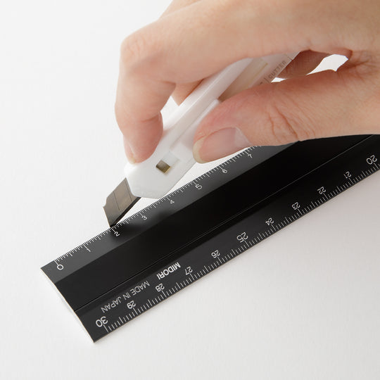 Midori Aluminum Multiple Ruler <30cm> Black A