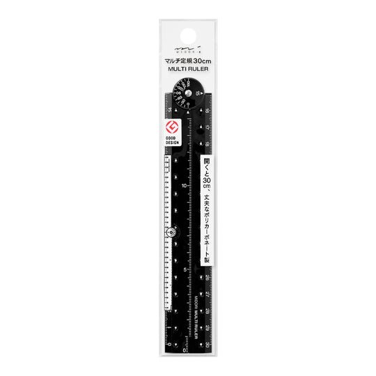 Multi Ruler <30cm> Black A