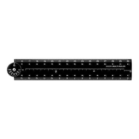 Multi Ruler <30cm> Black A