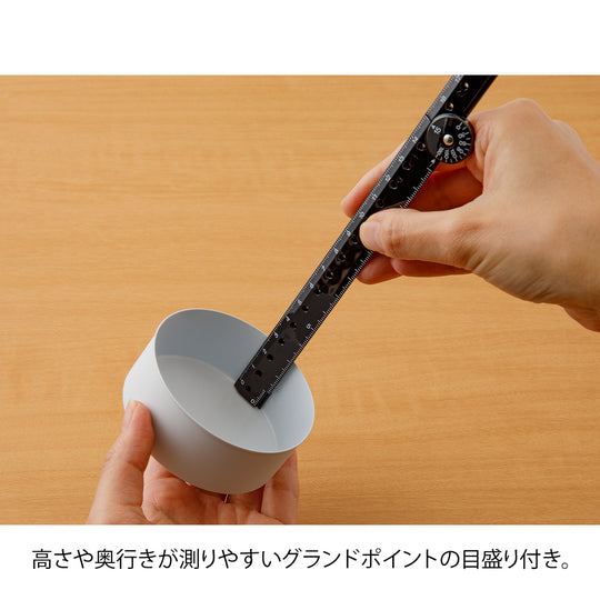 Multi Ruler <30cm> Black A