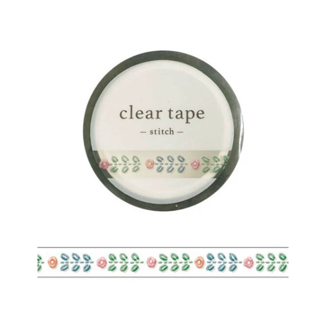 Mind Wave Washi Tape Clear 7mm Width Stitch Hana 1