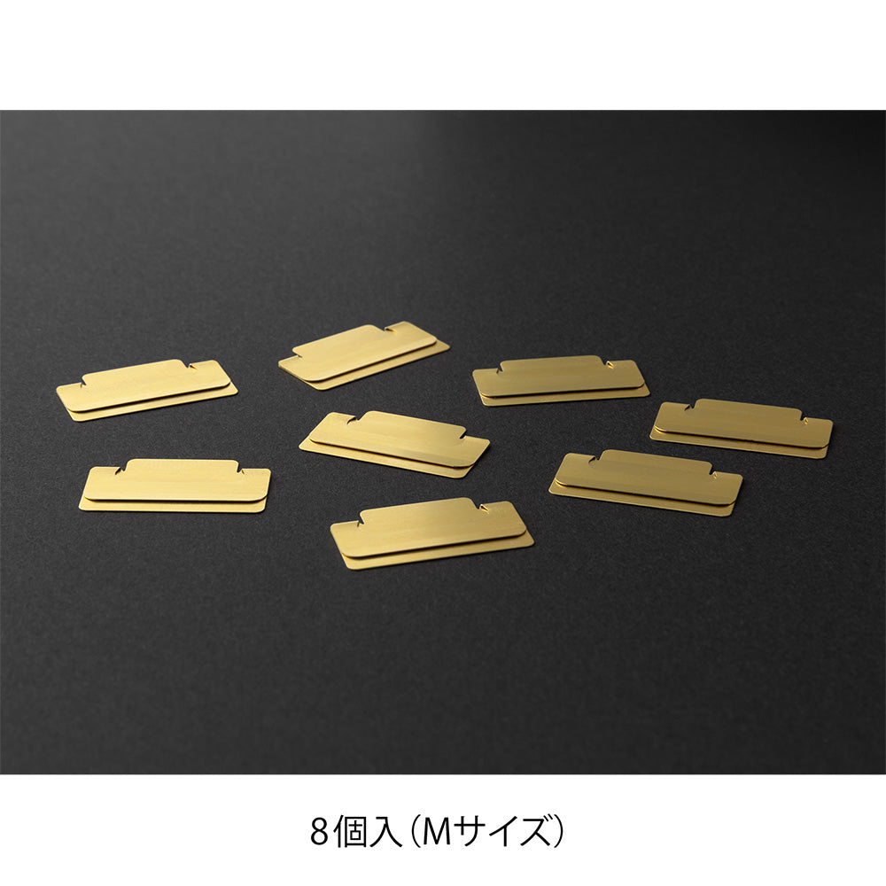 Midori Index Clip Chiratto- Brass