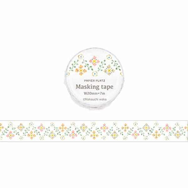 Papier Platz Nakai Wakka Washi Tape - Floral Pattern