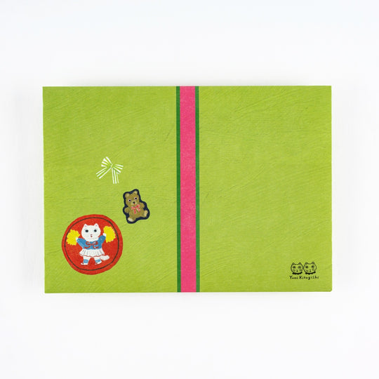 Hobonichi Accessories Yumi Kitagishi White Cat’s Mini Folder