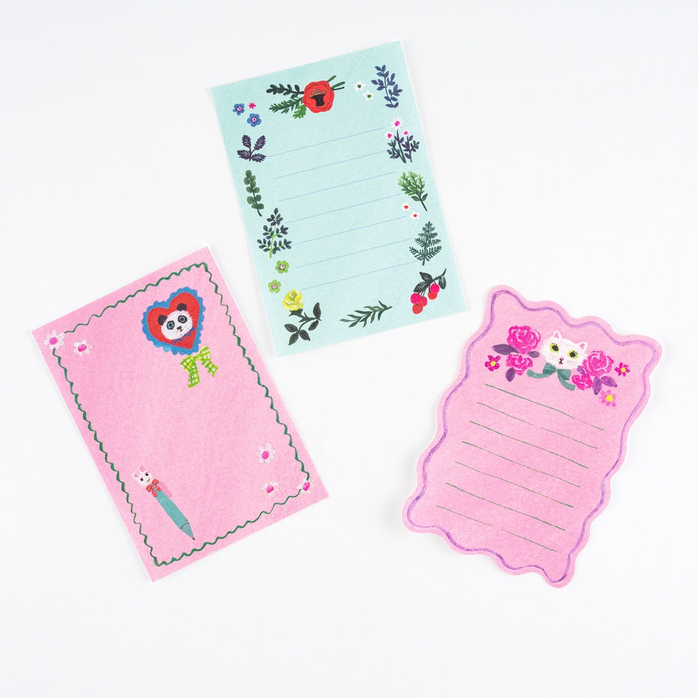 Hobonichi Accessories Yumi Kitagishi White Cat’s Mini Letter Set