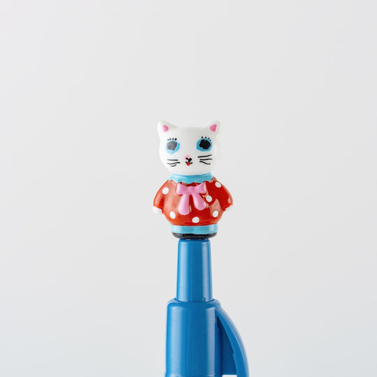 Hobonichi  │  Yumi Kitagishi Ballpoint Pen White Cat 0.5mm