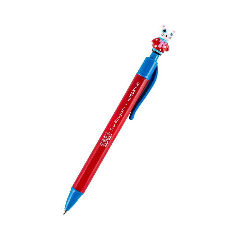 Hobonichi  │  Yumi Kitagishi Ballpoint Pen White Cat 0.5mm