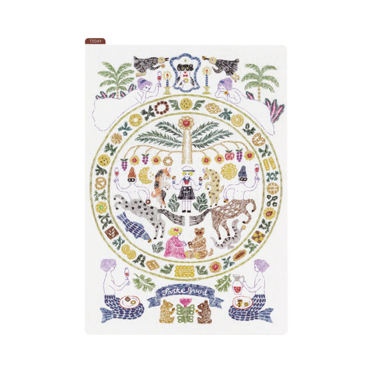 Hobonichi Accessories Iyo Okumi  Pencil Board for A5 Size (Happy Tea Time - Taste Good)