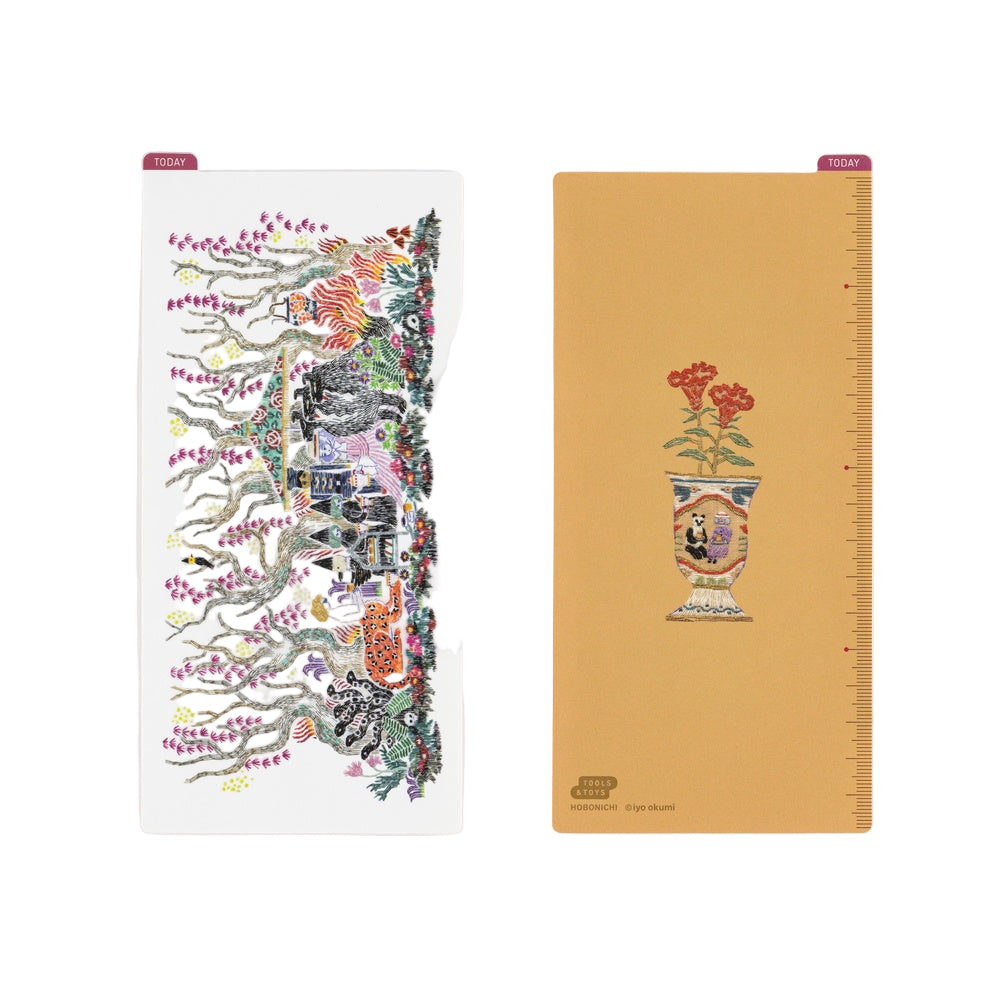 Hobonichi Accessories Iyo Okumi Pencil Board for Weeks (Happy Tea Time - Group Party)