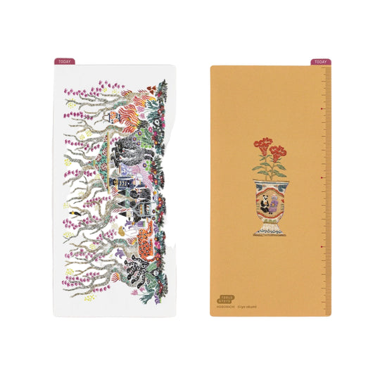 Hobonichi Accessories Iyo Okumi Pencil Board for Weeks (Happy Tea Time - Group Party)