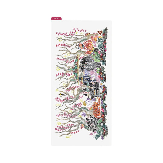 Hobonichi Accessories Iyo Okumi Pencil Board for Weeks (Happy Tea Time - Group Party)