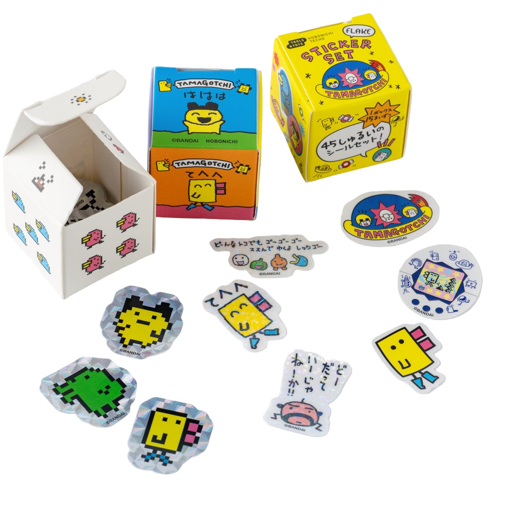 Hobonichi Accessories Tamagotchi Flake Stickers (Set of 3 Boxes)