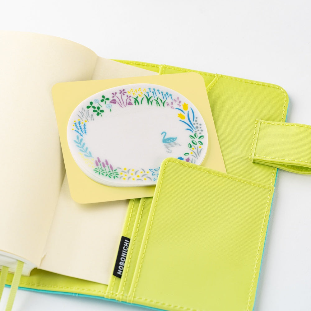 Hobonichi Accessories Yuri Sanae See-Through Sticky Notes (Forest Lake)