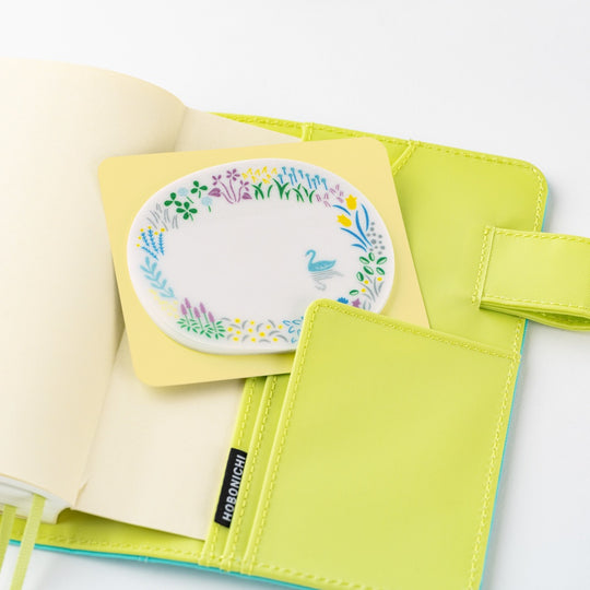 Hobonichi Accessories Yuri Sanae See-Through Sticky Notes (Forest Lake)