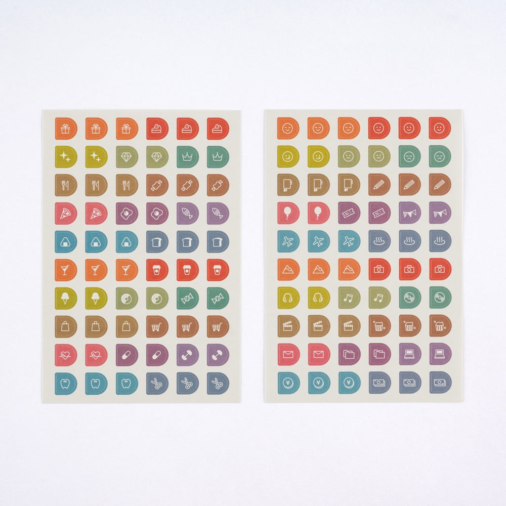 Hobonichi Tsuki No Iro- Sticker Set Schedule