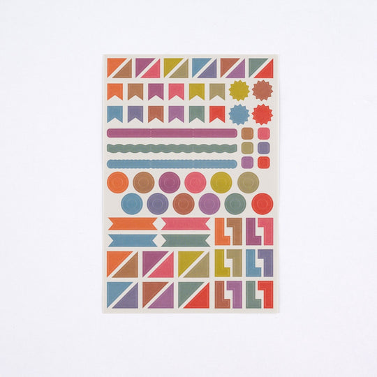Hobonichi Tsuki No Iro- Sticker Set Schedule