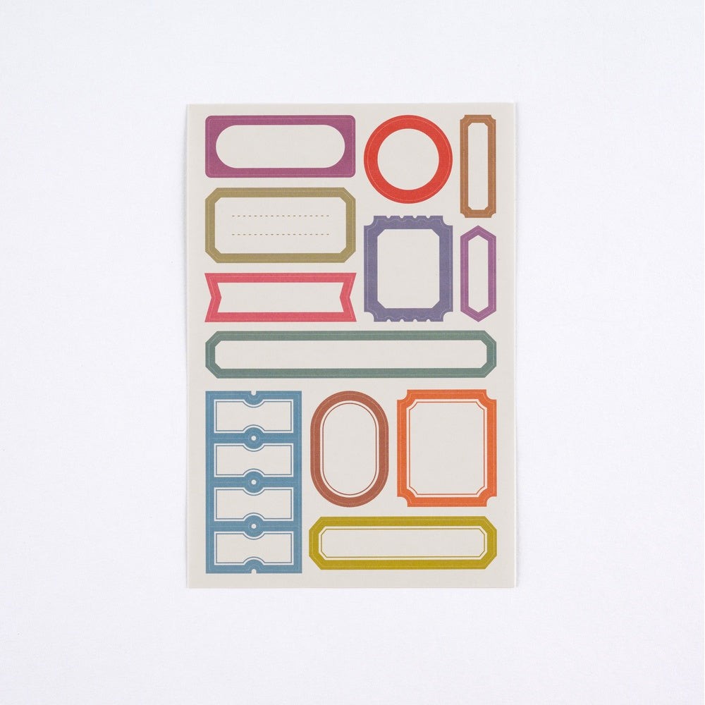 Hobonichi Tsuki No Iro- Sticker Set Schedule