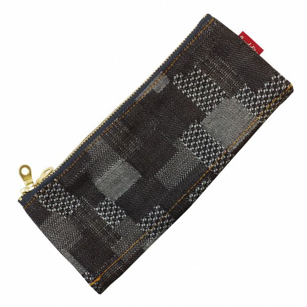 Luddite Pen/Pencil Case- Denim Patchwork