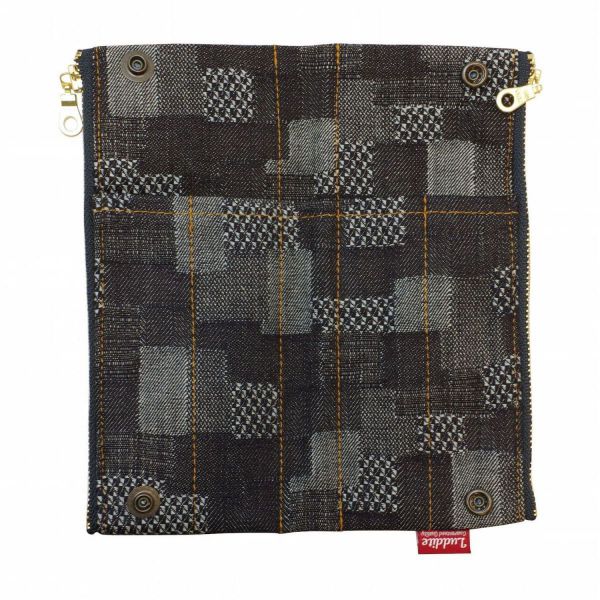 Luddite Pen/Pencil Case- Denim Patchwork