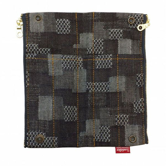 Luddite Pen/Pencil Case- Denim Patchwork