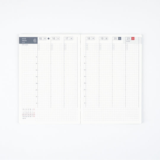 Hobonichi Weekly Calendar 2026 April Start