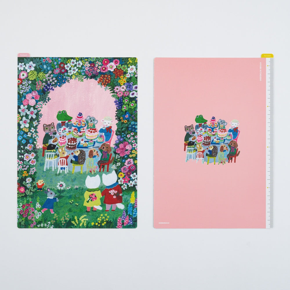 Hobonichi Accessories Yumi Kitagishi Pencil Board for A5 Size (In the Garden)