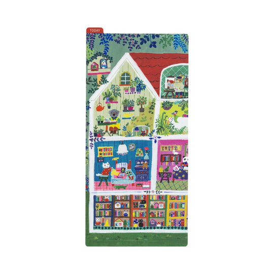 Hobonichi Accessories Yumi Kitagishi Pencil Board for Weeks (Animal Condo)