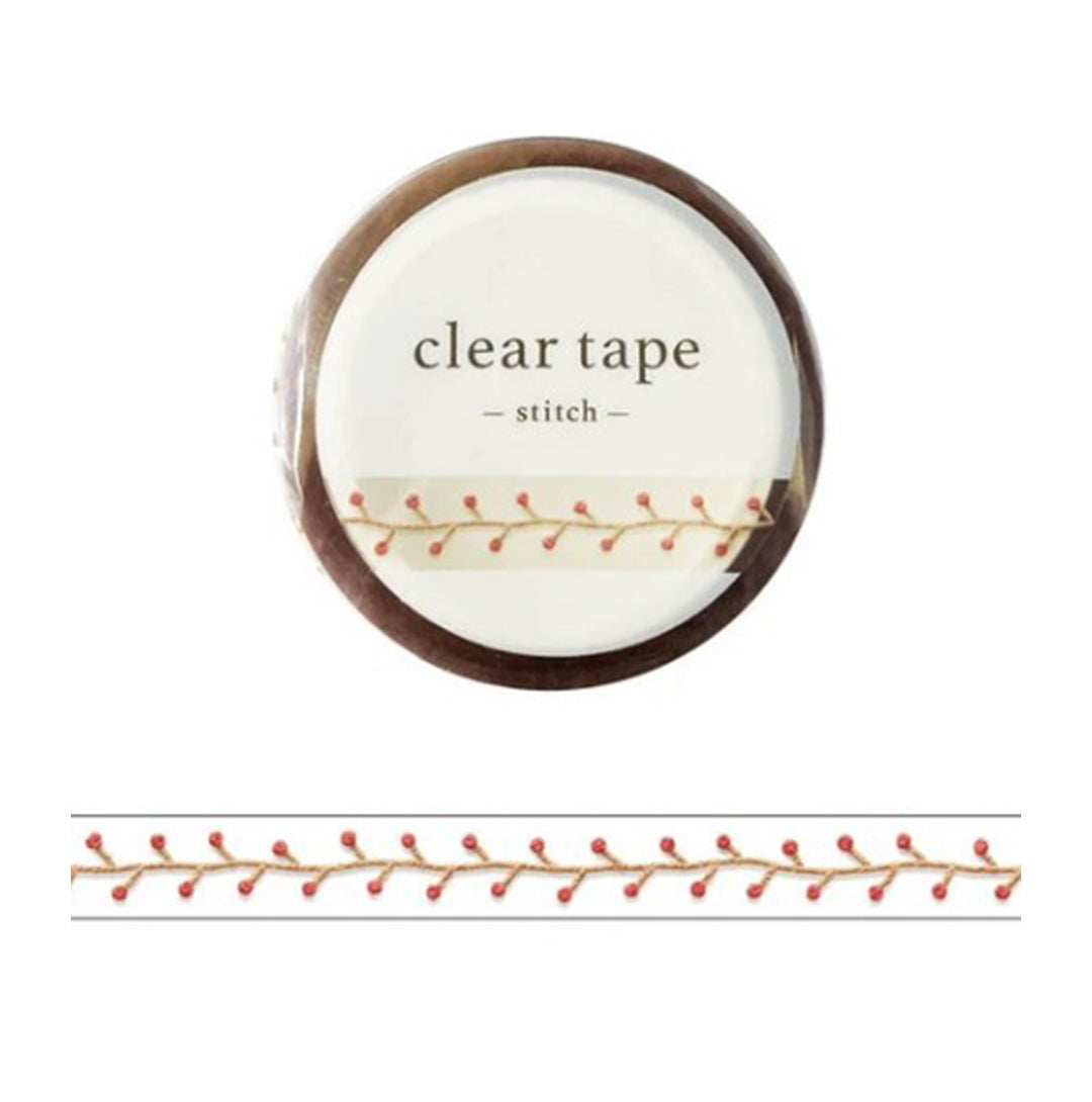 Mind Wave Washi Tape Clear 7mm Width Stitch Moyo 1