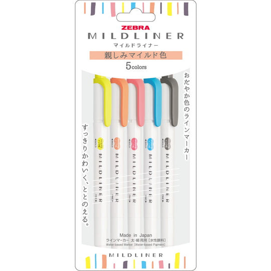 Zebra Midliner Marker Set