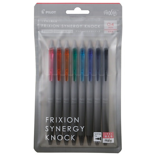 Pilot FriXion Synergy Knock 8 Colour Set