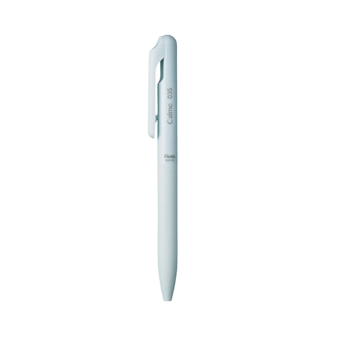 Pentel Calme 0.35mm Ballpoint Pen With Black Ink - Light Blue