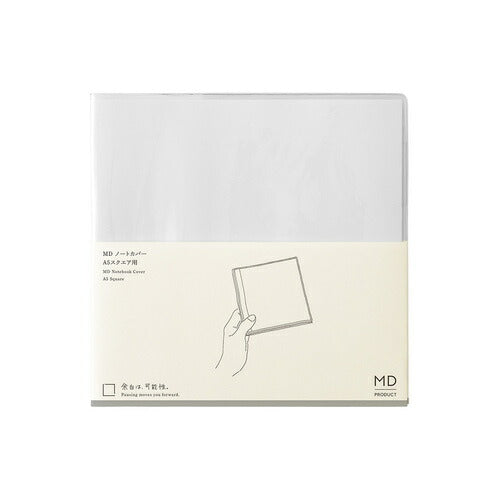 MD Product Notebook Cover A5 Square - Clear
