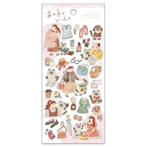 Mind Wave Sticker With That Girl Neko to Issho