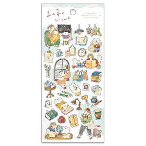 Mind Wave Sticker With That Girl With Shirokuma