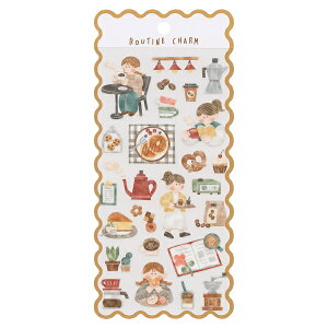 Mind Wave Sticker Routine Charm Cafe