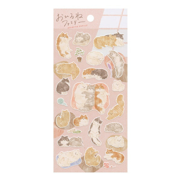 Mind Wave Sticker Ohirune Family Nekozaki san Family