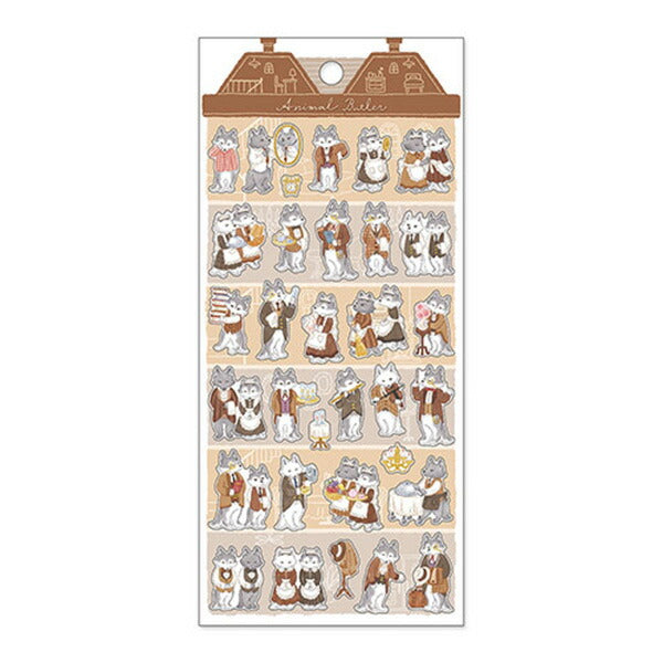 Mind Wave Sticker Animal Butler Wolf