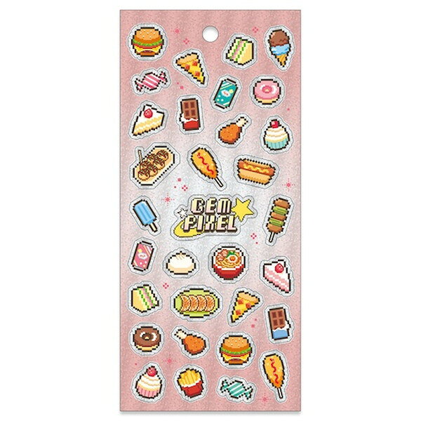 Mind Wave Stickers Gem Pixel - Junk Food