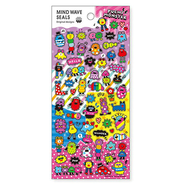 Mind Wave Stickers - PUCHI MONSTER