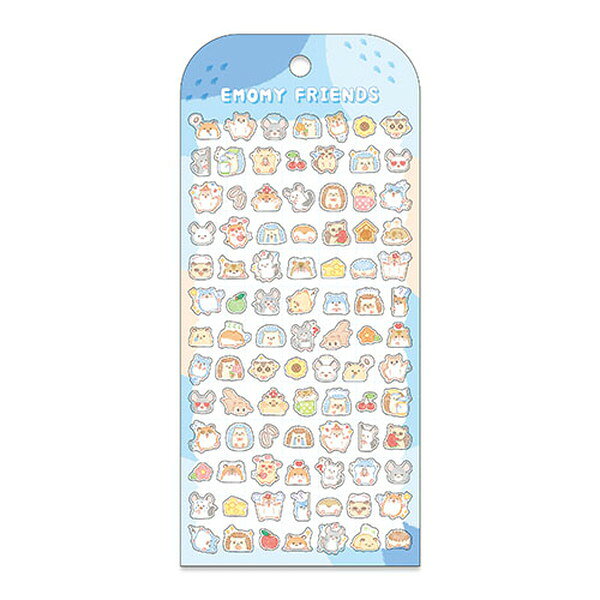 Mind Wave Stickers Emomi Friends - The Hamsters